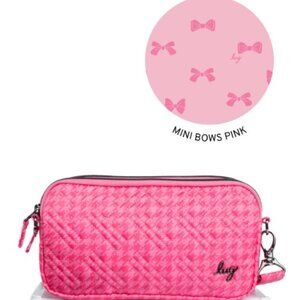 Lug Coupe XL Convertible Crossbody Bag Micro Houndstooth Pink
